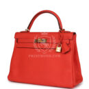 Hermes Kelly Retourne 32 Capucine Togo GHW