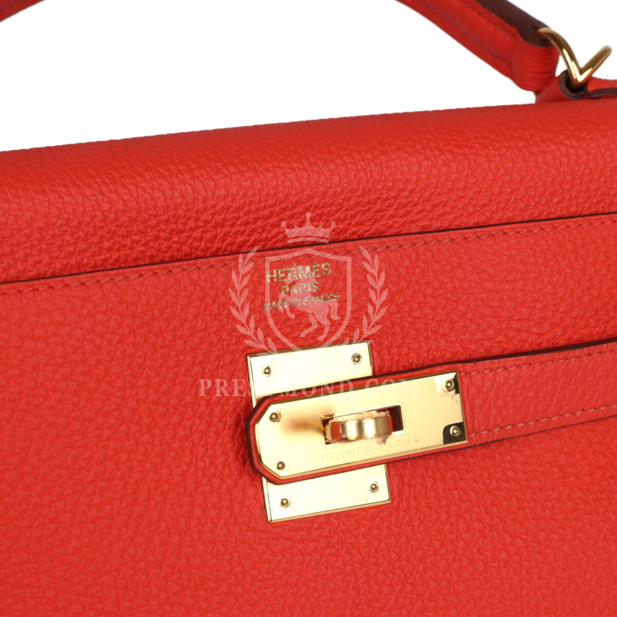 Hermes Kelly Retourne 32 Capucine Togo GHW — изображение 7