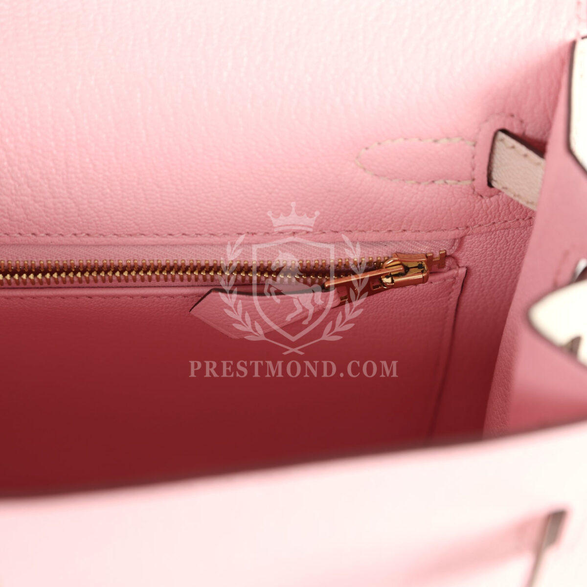 Hermes Special Order (HSS) Kelly Sellier 25 Rose Sakura and Nata Chevre GHW — изображение 9