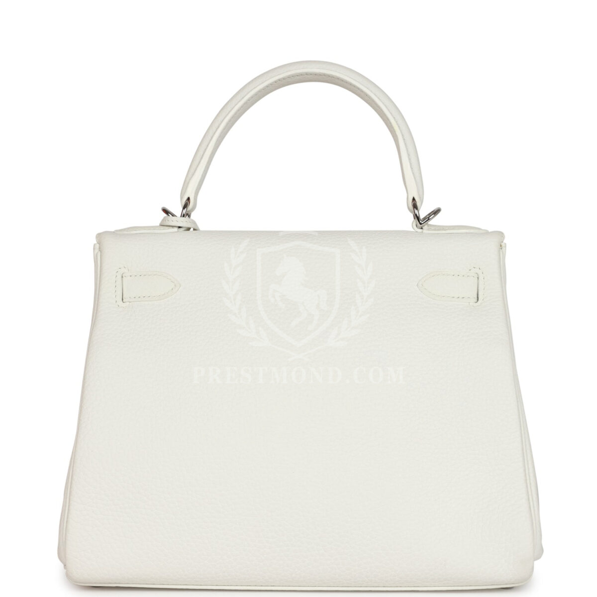 Hermes Kelly Retourne 28 White Clemence PHW — изображение 4