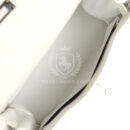 Hermes Kelly Retourne 28 White Clemence PHW