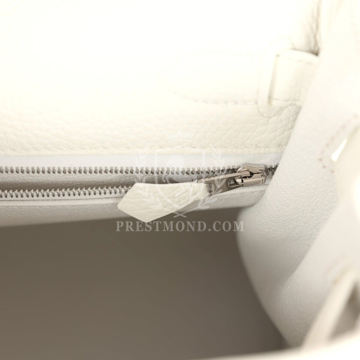 Hermes Kelly Retourne 28 White Clemence PHW — изображение 9
