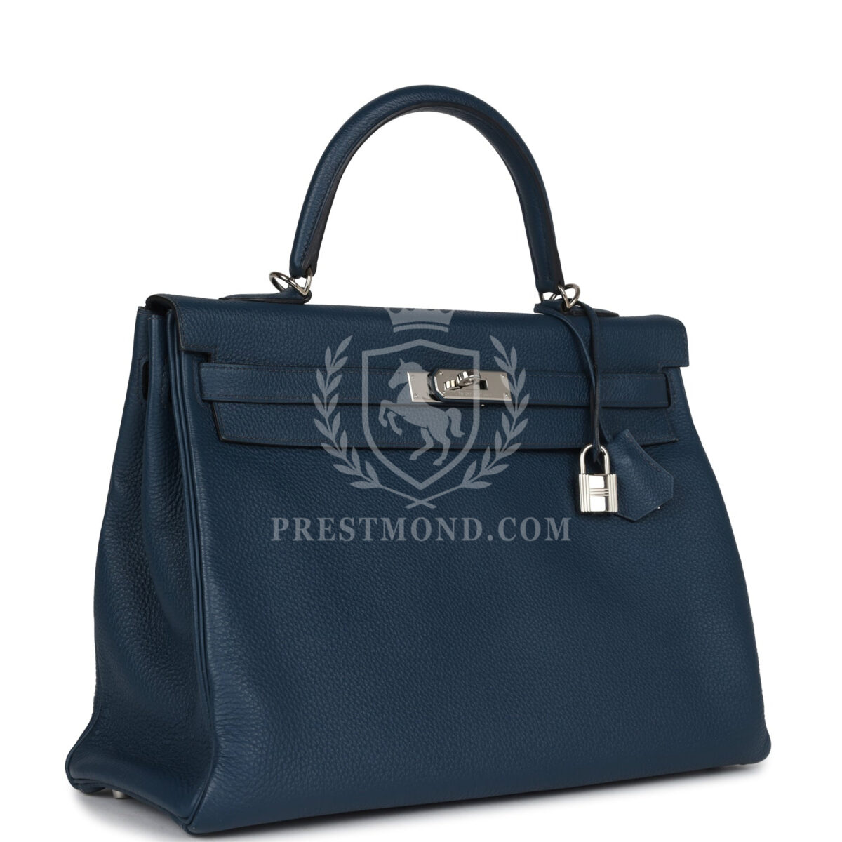 Hermes Kelly Retourne 35 Bleu De Prusse Togo PHW — изображение 2