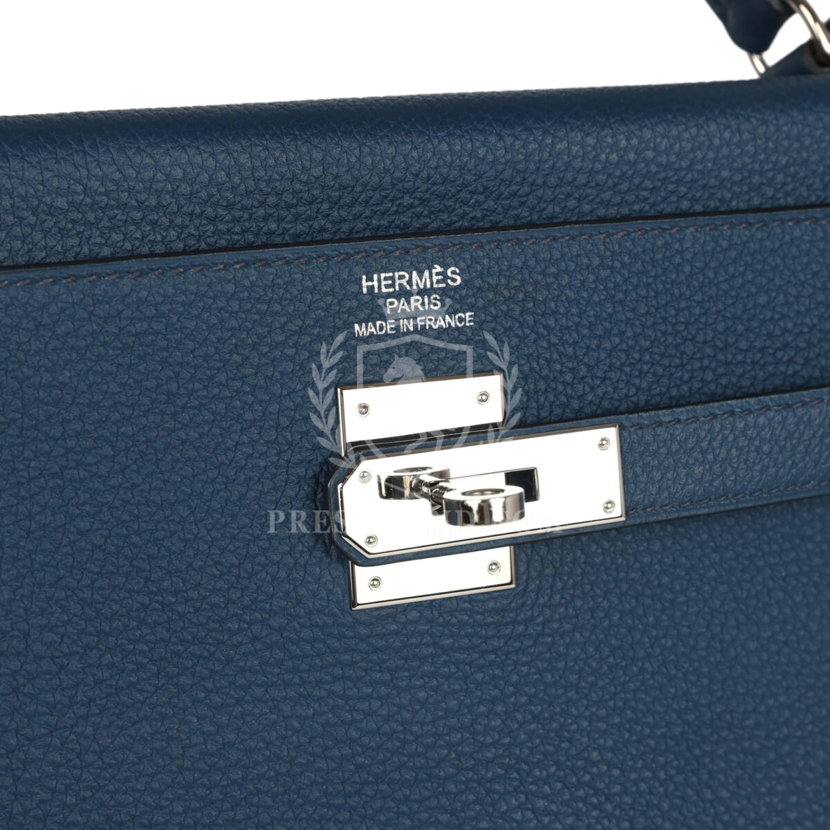 Hermes Kelly Retourne 35 Bleu De Prusse Togo PHW — изображение 7
