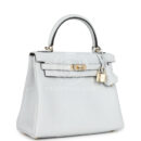 Hermes Kelly Retourne 25 Gris Platine Togo PBHW