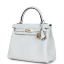 Hermes Kelly Retourne 25 Gris Platine Togo PBHW