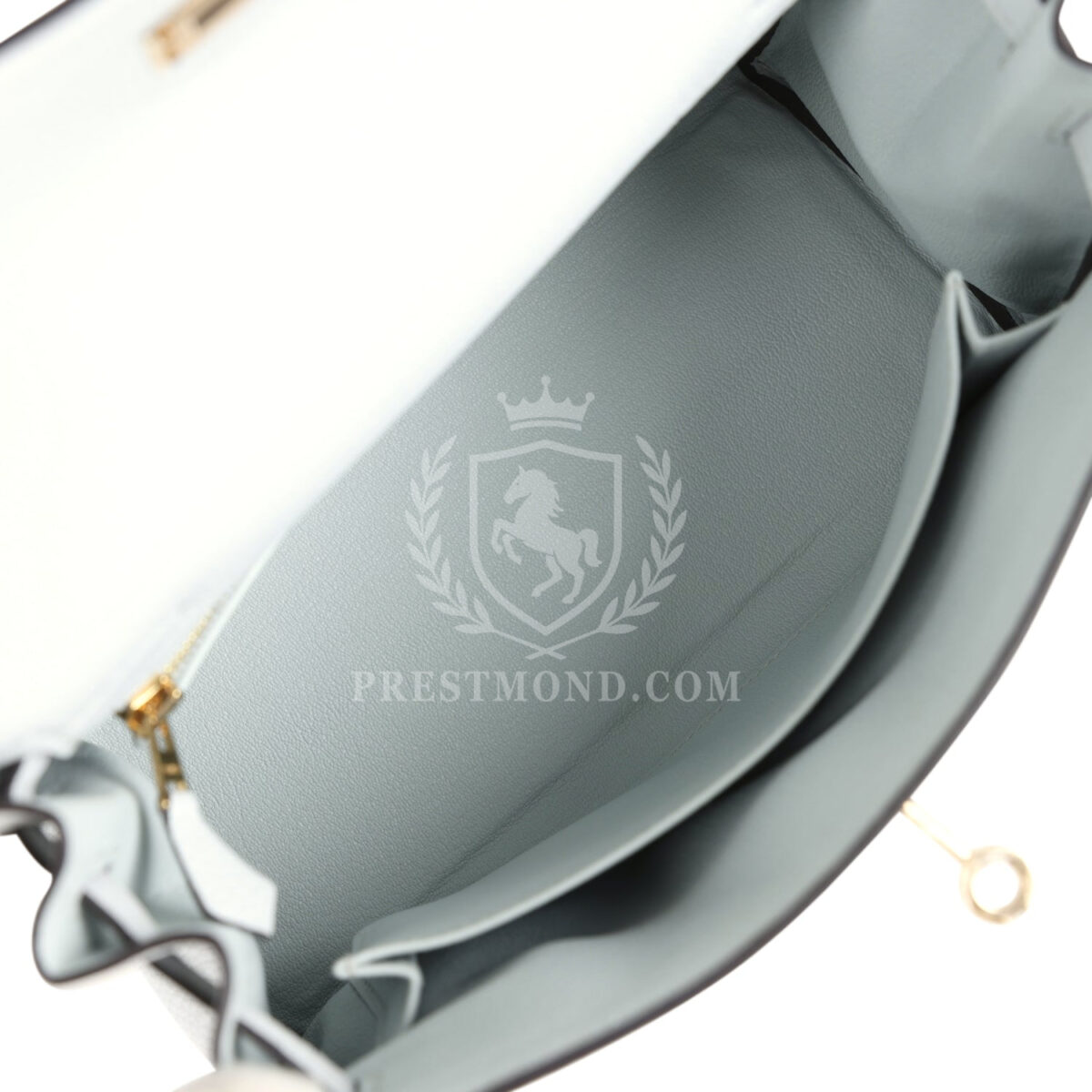 Hermes Kelly Retourne 25 Gris Platine Togo PBHW — изображение 8