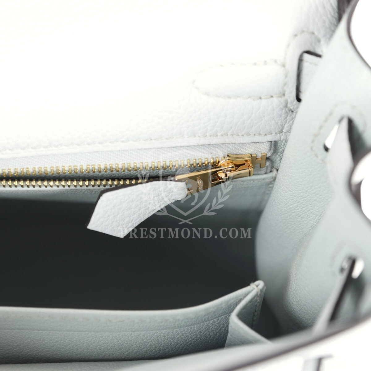 Hermes Kelly Retourne 25 Gris Platine Togo PBHW — изображение 9