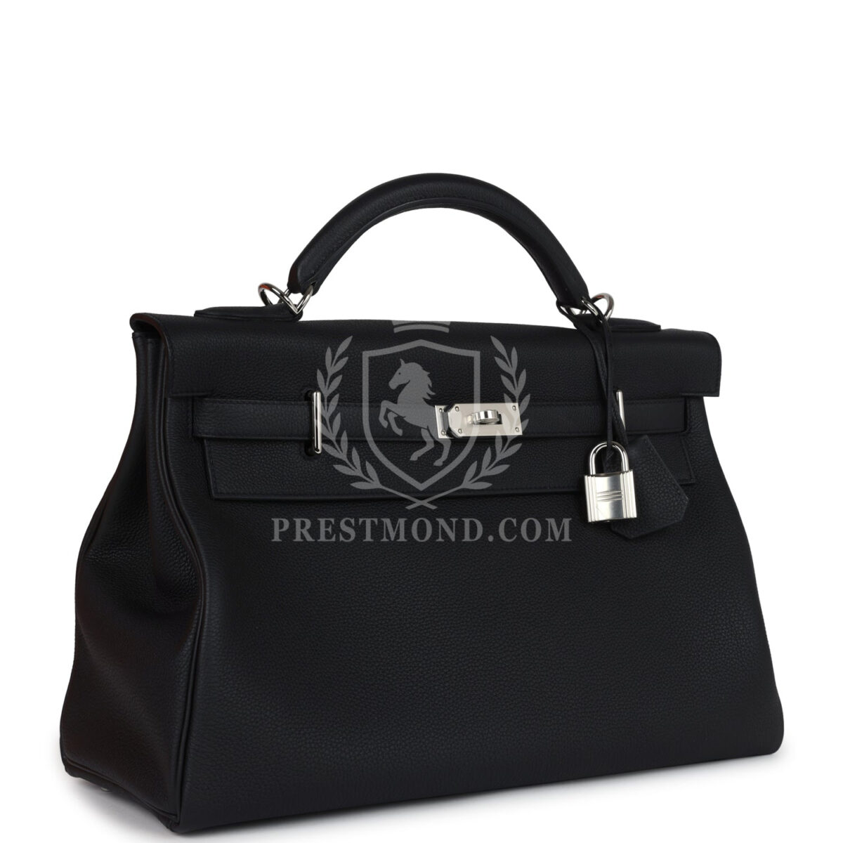 Hermes Kelly 42 Maxi Black Togo PHW — изображение 2
