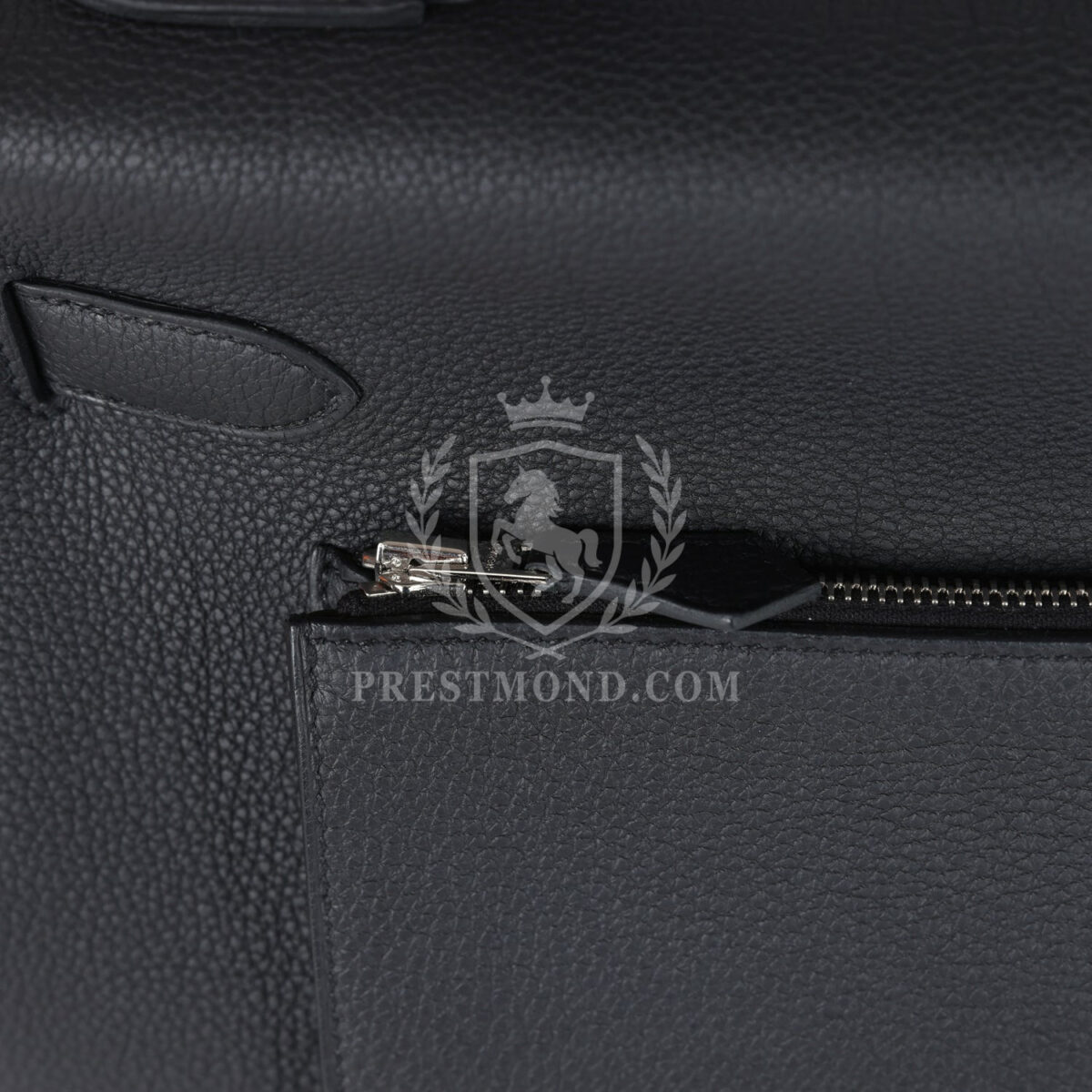 Hermes Kelly 42 Maxi Black Togo PHW — изображение 7