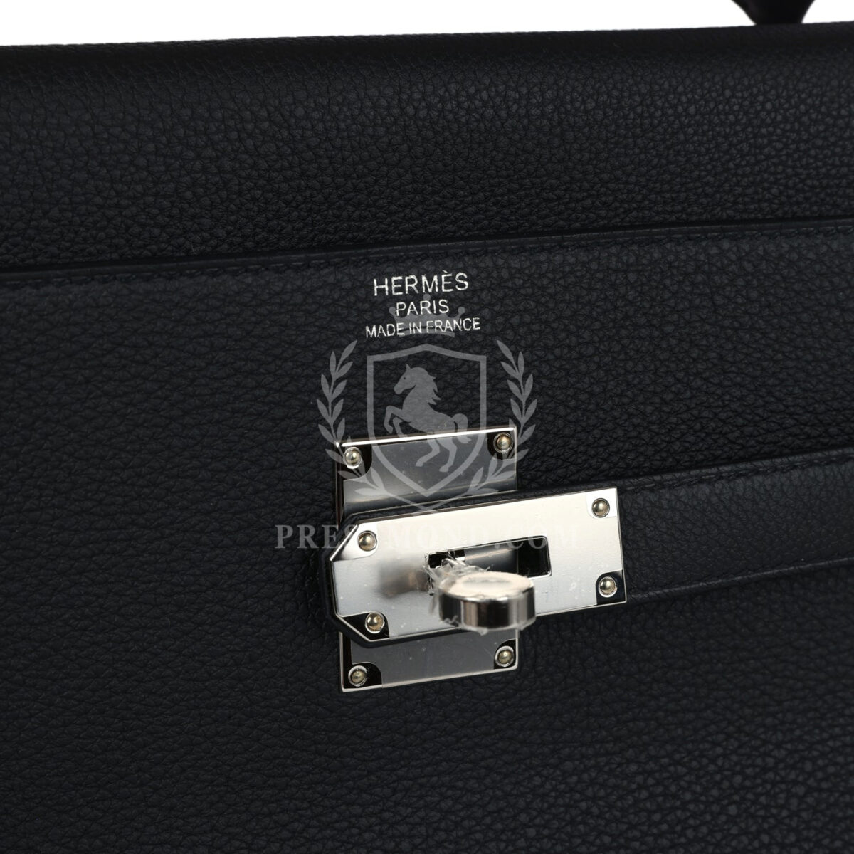 Hermes Kelly 42 Maxi Black Togo PHW — изображение 8