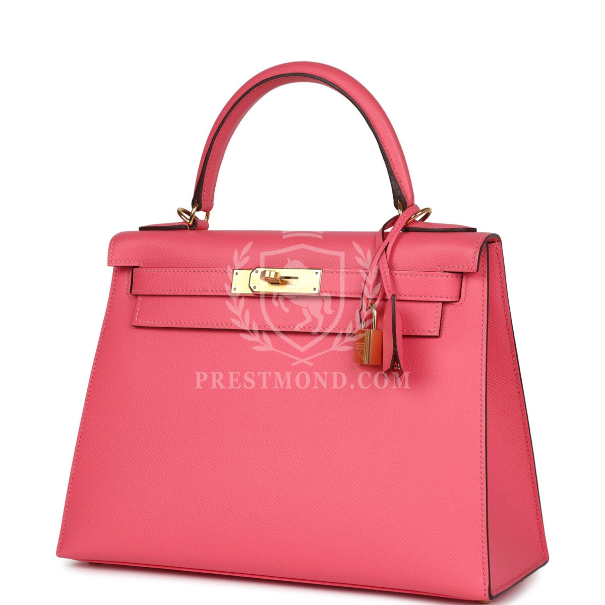 Hermes Kelly Sellier 28 Rose Azalee Epsom GHW — изображение 5