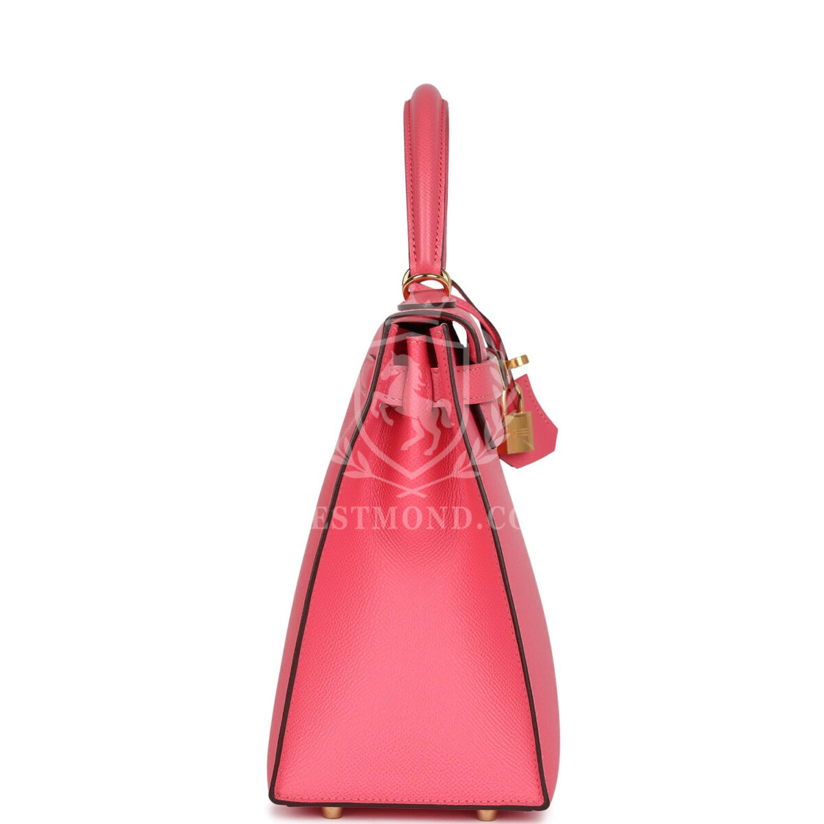 Hermes Kelly Sellier 28 Rose Azalee Epsom GHW — изображение 3
