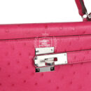 Hermes Kelly Sellier 28 Rose Tyrien Ostrich PHW