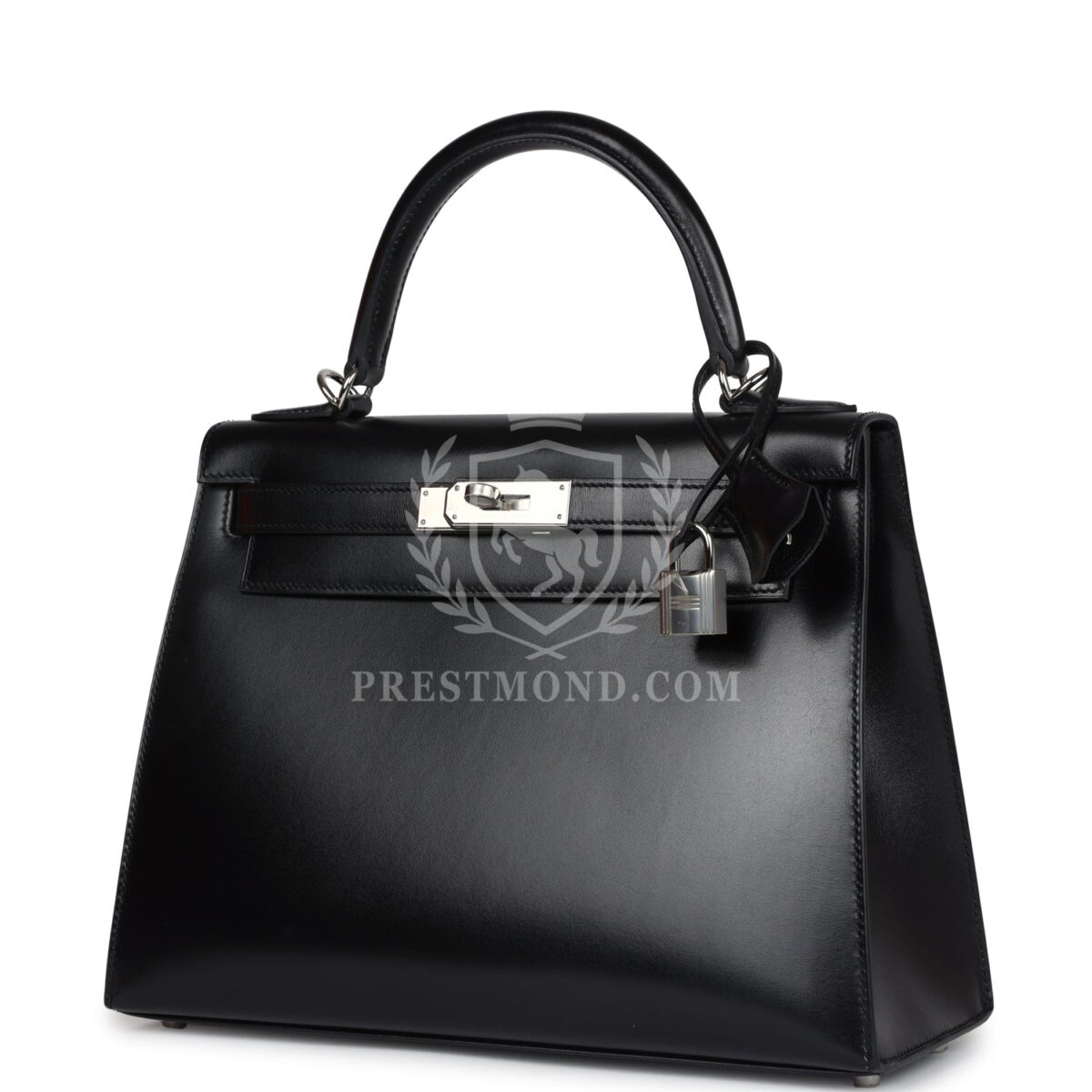 Hermes Kelly Sellier 28 Black Box PHW — изображение 5