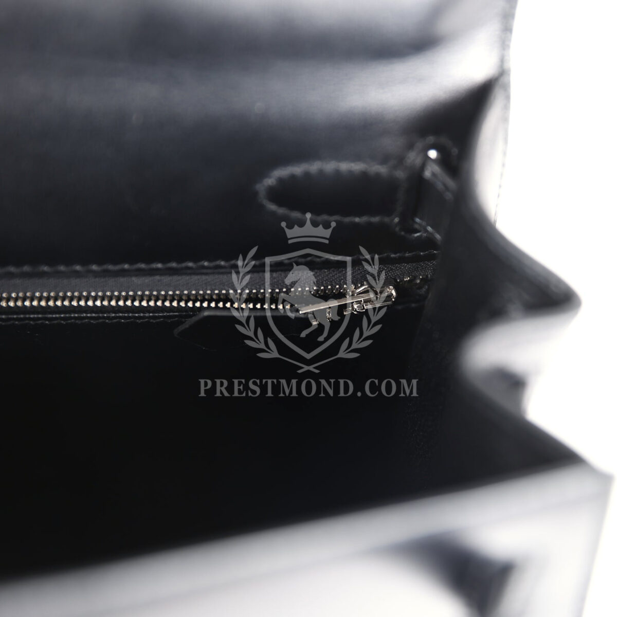 Hermes Kelly Sellier 28 Black Box PHW — изображение 9
