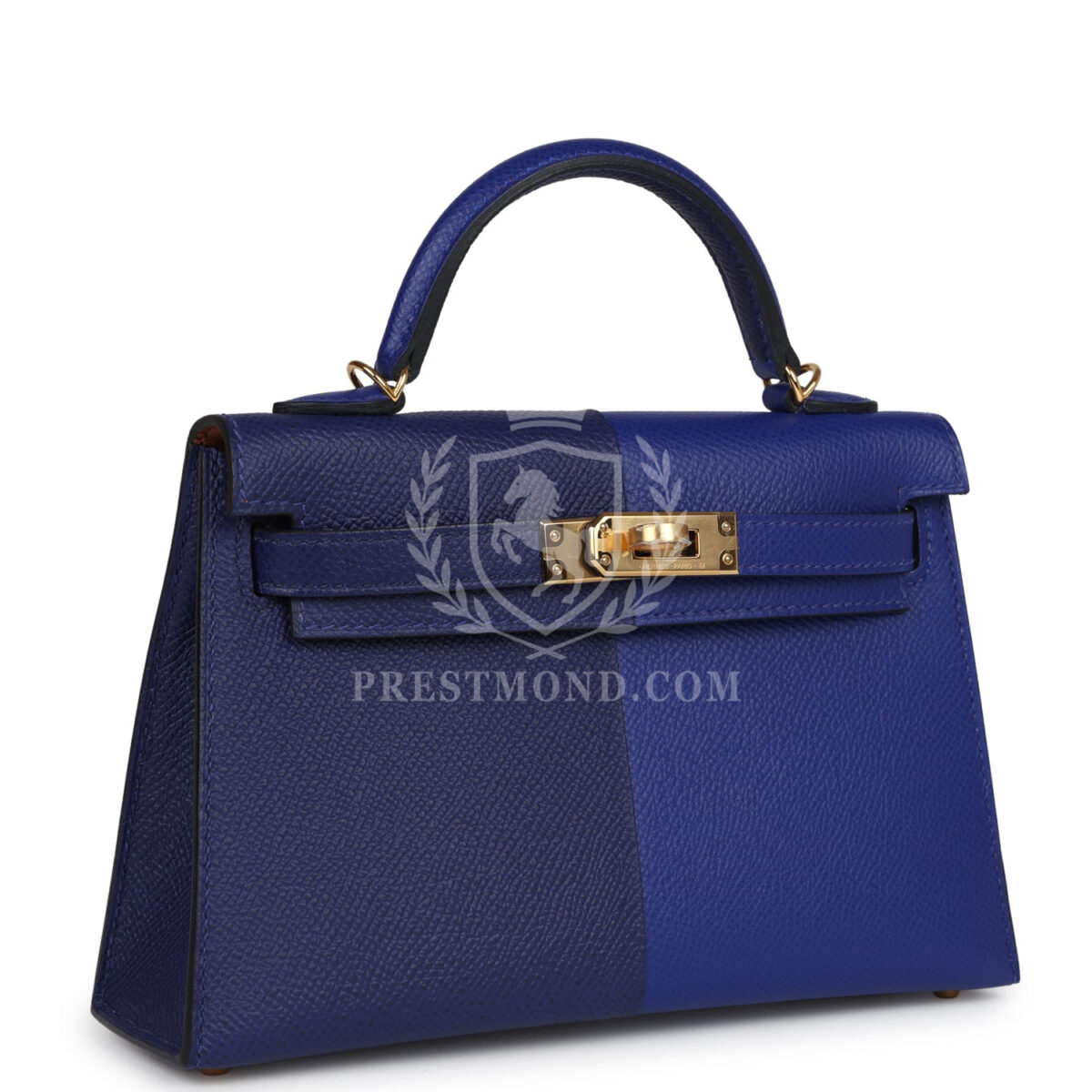 Hermes Casaque Kelly Sellier 20 Bleu Electric and Bleu Encre Epsom GHW — изображение 2
