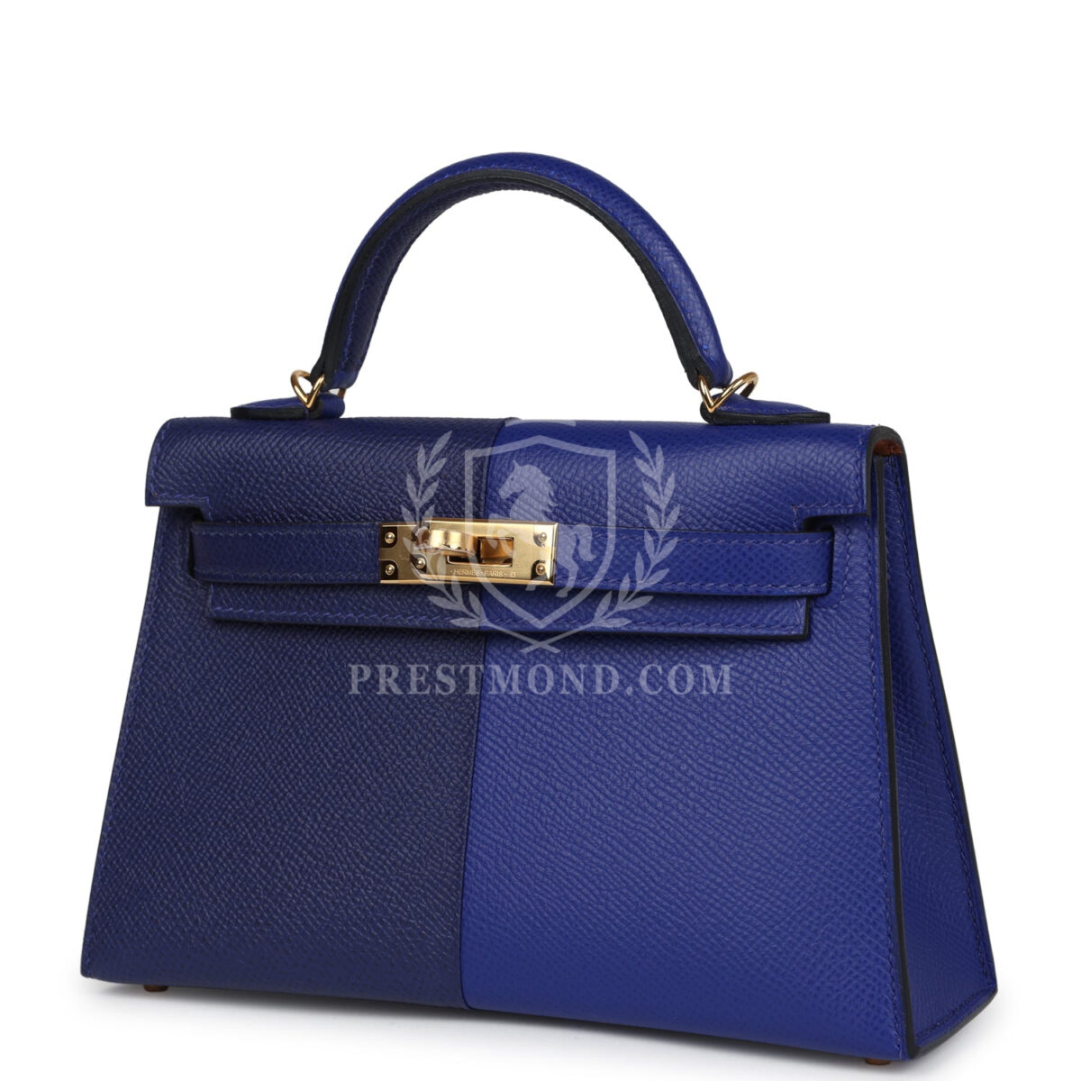Hermes Casaque Kelly Sellier 20 Bleu Electric and Bleu Encre Epsom GHW — изображение 5