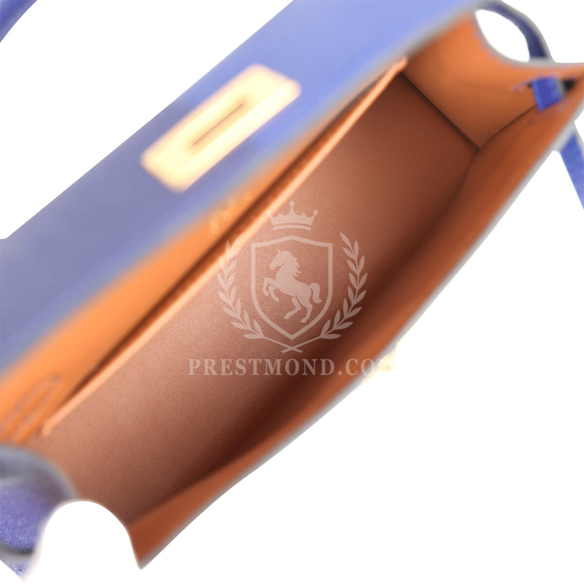 Hermes Casaque Kelly Sellier 20 Bleu Electric and Bleu Encre Epsom GHW — изображение 8