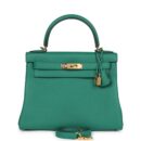 Hermes Kelly Retourne 28 Vert Vertigo Clemence GHW