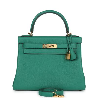 Hermes Kelly Retourne 28 Vert Vertigo Clemence GHW