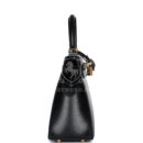 Hermes Kelly Sellier 25 Black Box GHW