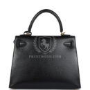 Hermes Kelly Sellier 25 Black Box GHW