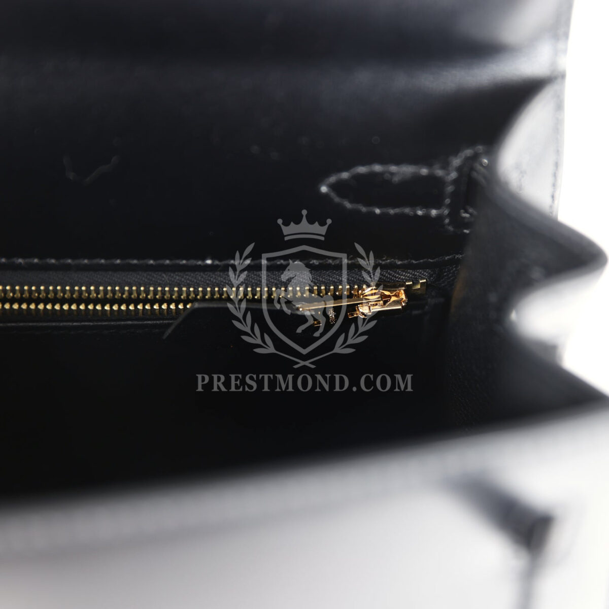 Hermes Kelly Sellier 25 Black Box GHW — изображение 9