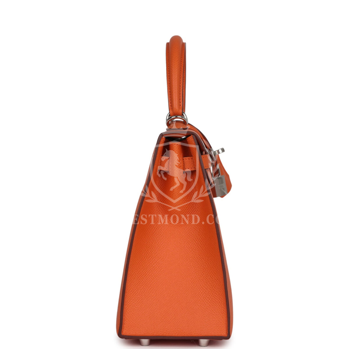 Hermes Kelly Sellier 25 Orange Epsom PHW — изображение 3