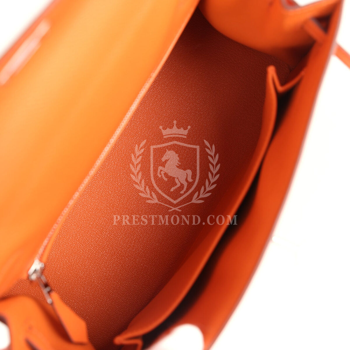 Hermes Kelly Sellier 25 Orange Epsom PHW — изображение 8