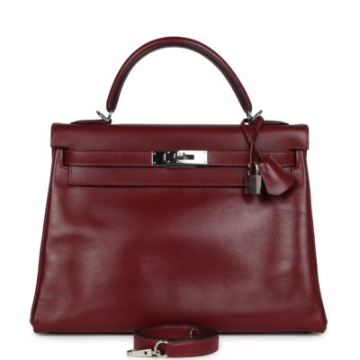 Hermes Kelly Retourne 32 Rouge H Box PHW