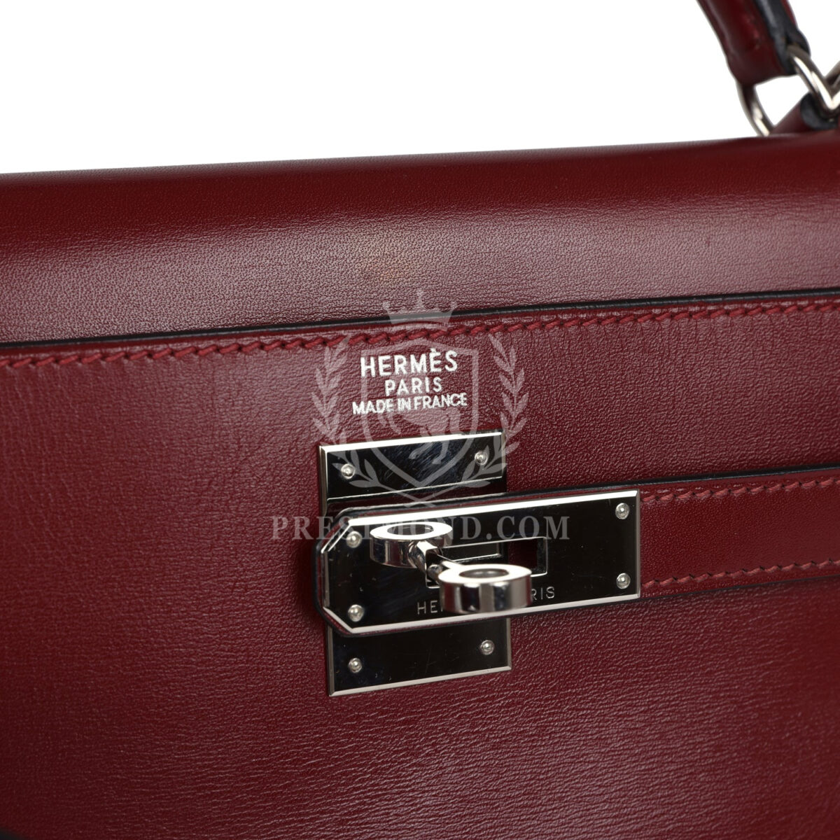 Hermes Kelly Retourne 32 Rouge H Box PHW — изображение 7