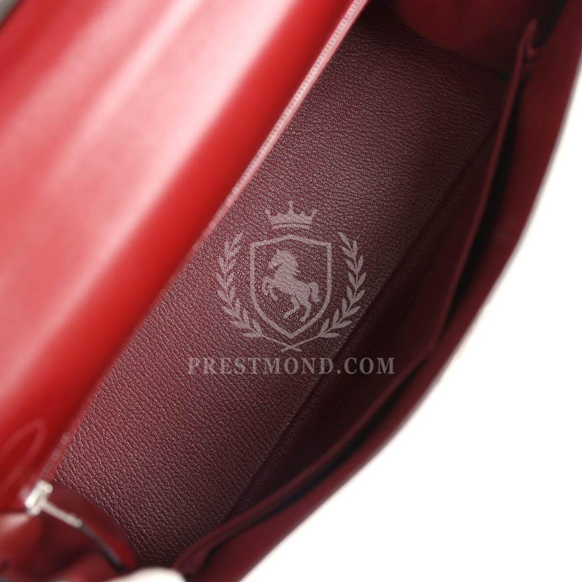 Hermes Kelly Retourne 32 Rouge H Box PHW — изображение 8