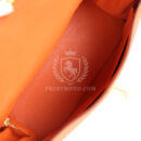 Vintage Hermes Kelly Retourne 32 Orange Togo GHW