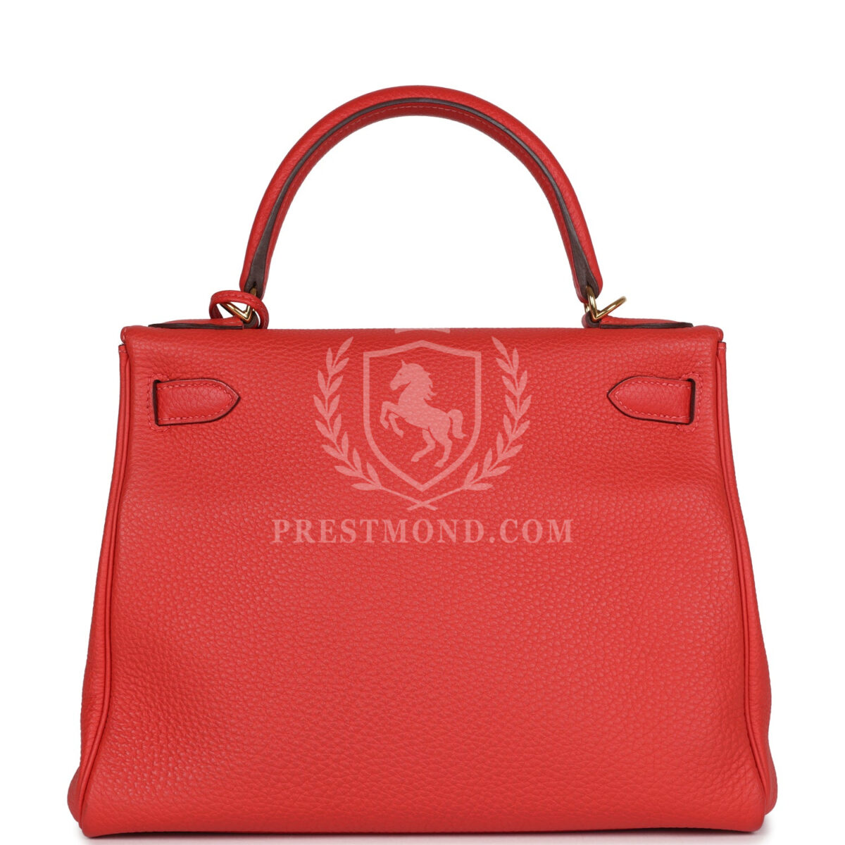 Hermes Kelly Retourne 28 Rouge Pivoine Togo GHW — изображение 4