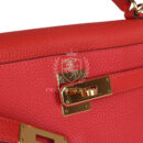 Hermes Kelly Retourne 28 Rouge Pivoine Togo GHW
