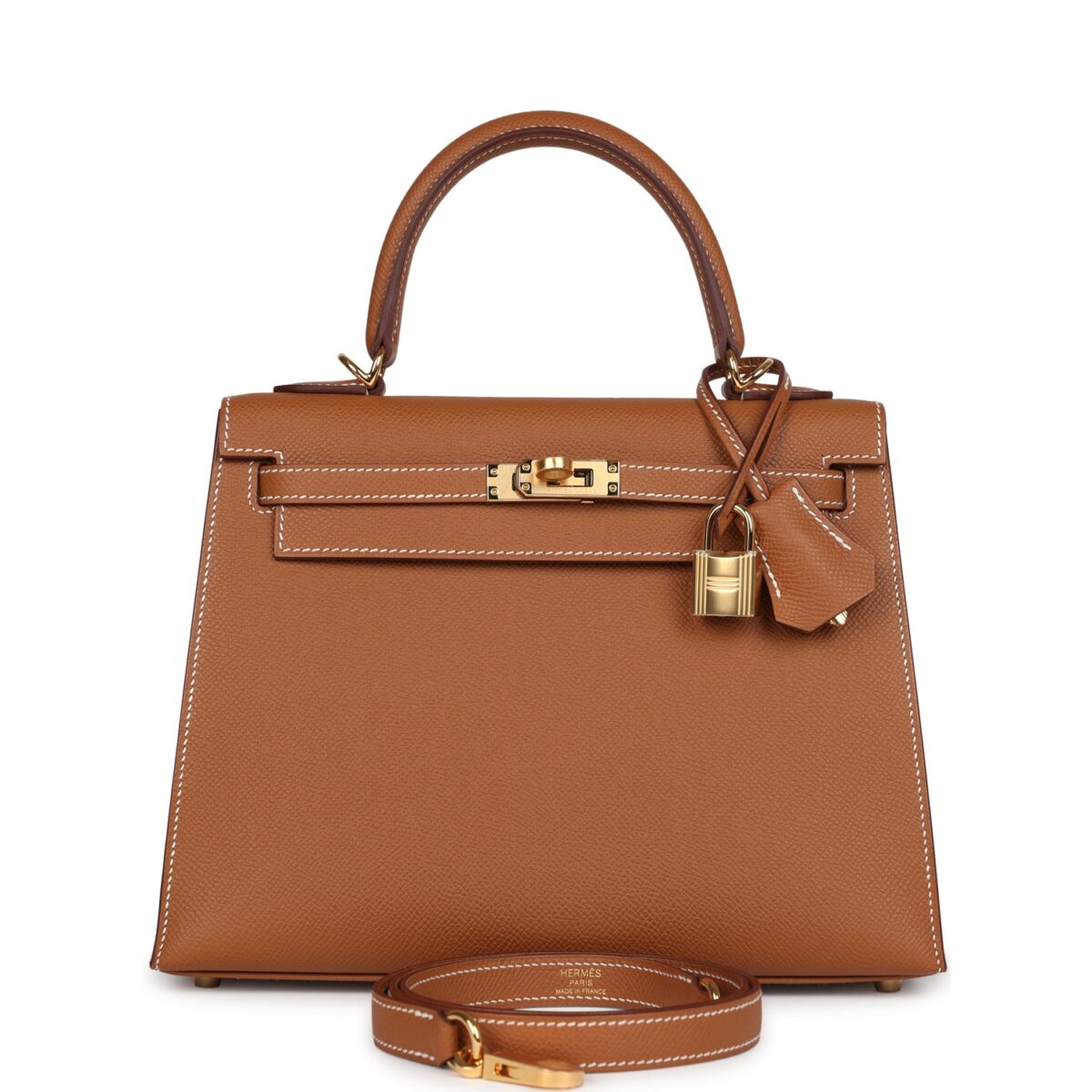 Hermes Kelly Sellier 25 GHW Epsom GHW