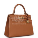 Hermes Kelly Sellier 25 GHW Epsom GHW