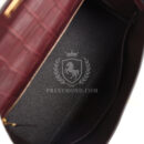 Hermes Kelly Retourne 28 Bordeaux Matte Alligator GHW