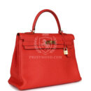 Hermes Kelly Retourne 35 Capucine Togo GHW