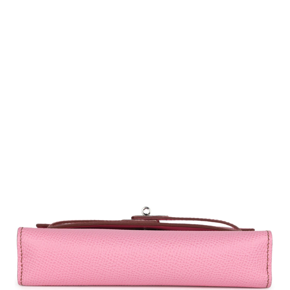 Hermes Micro Kelly 15 Bubblegum Epsom PHW — изображение 6