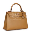 Hermes Kelly Sellier 25 Poussière Tadelakt GHW
