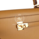 Hermes Kelly Sellier 25 Poussière Tadelakt GHW