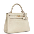 Hermes Kelly Retourne 25 Beton Matte Alligator GHW