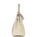 Hermes Kelly Retourne 25 Beton Matte Alligator GHW