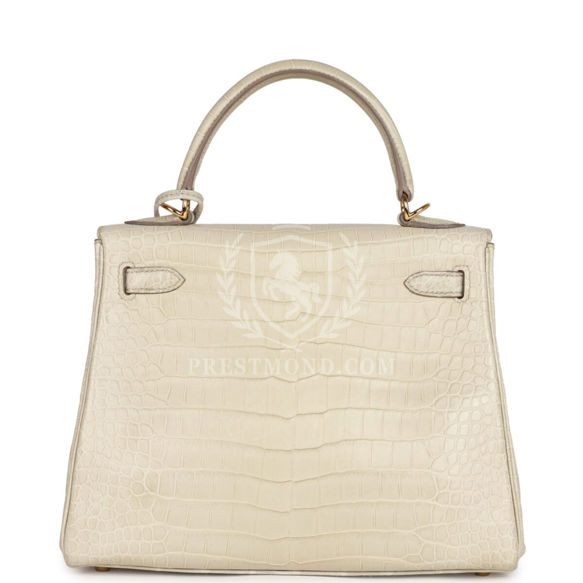 Hermes Kelly Retourne 25 Beton Matte Alligator GHW — изображение 4