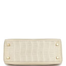 Hermes Kelly Retourne 25 Beton Matte Alligator GHW