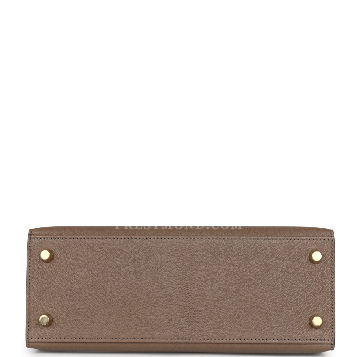 Hermes Special Order (HSS) Kelly Sellier 25 Black and Etoupe Chevre Mysore PBHW — изображение 6