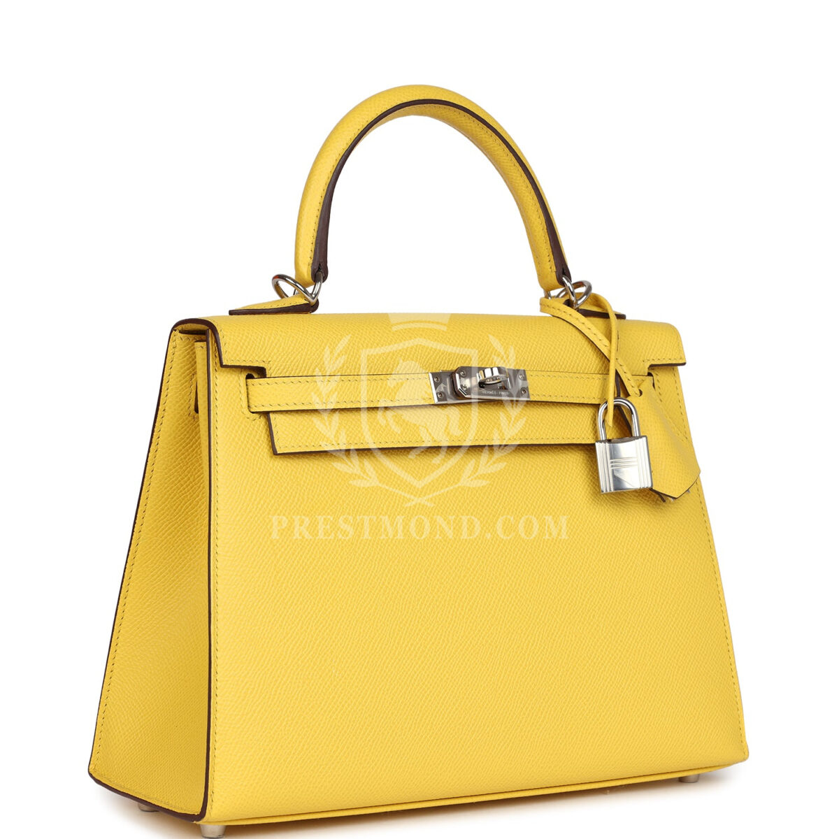 Hermes Kelly Sellier 25 Jaune De Naples Epsom PHW — изображение 2
