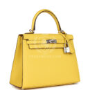Hermes Kelly Sellier 25 Jaune De Naples Epsom PHW